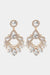 Chic Glass Stone Zinc Alloy Earrings with a Modern Touch