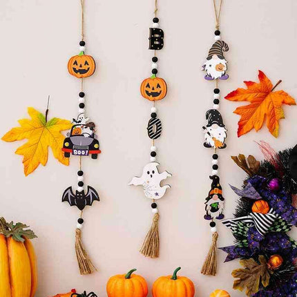 Spooky Haunted House Trio Hanging Ornaments for Halloween Decor