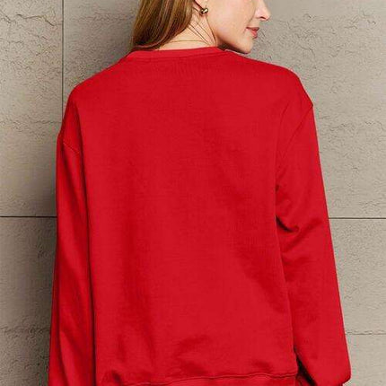 Holiday Comfort Love Pullover Sweatshirt