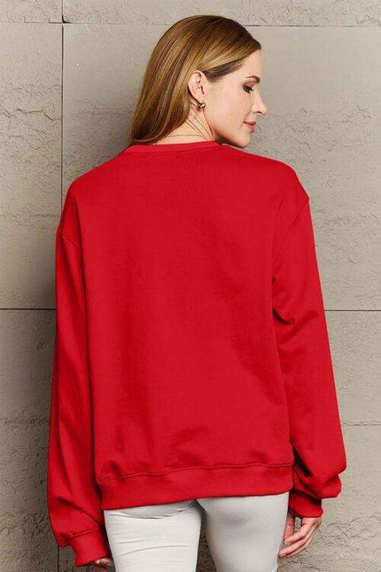 Holiday Comfort Love Pullover Sweatshirt