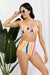 Striped Twist High-Waisted Bikini Set by Marina West Swim