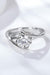 1 Carat Lab-Diamond Sterling Silver Ring with Elegant Minimalist Design
