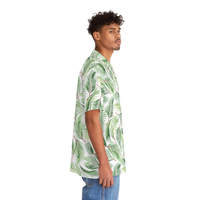 Men's Hawaiian Shirt (AOP)-All Over Prints-Printify-S-Black-Très Elite