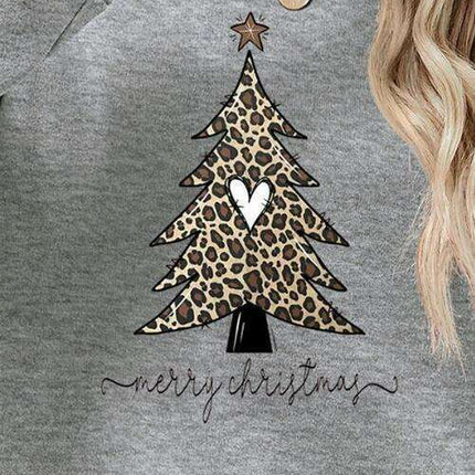 Cozy Christmas Tree Long Sleeve Pullover - Festive Winter Sweater