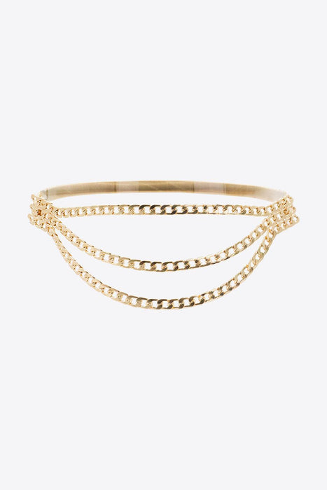 Triple-Layered Chain Belt: Elevate Your Style with Sophistication