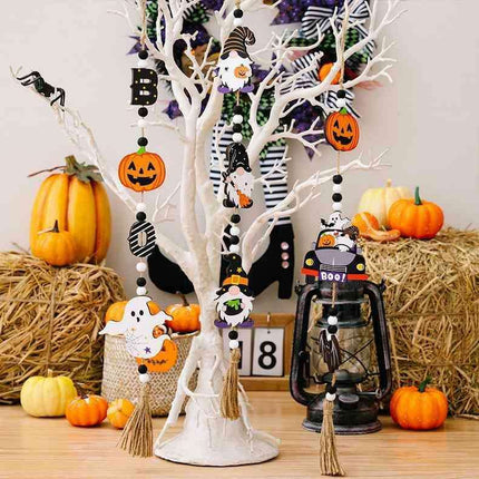 Spooky Haunted House Trio Hanging Ornaments for Halloween Decor