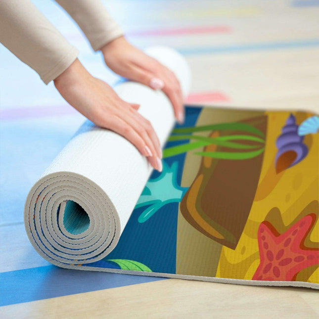 Personalized Mermaid Oasis Yoga Mat - Ultimate Luxury and Lightness