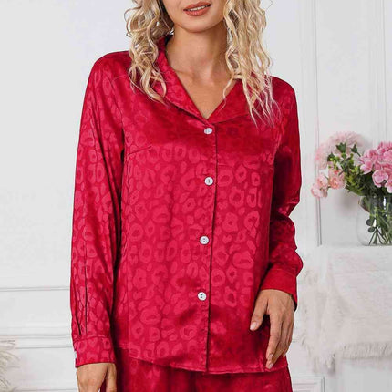 Chic Comfort Lounge Set: Button-Up Top and Matching Shorts for Effortless Style