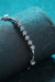 Elegant Rhodium-Plated Silver Bracelet Featuring a 1.35 Carat Lab-Diamond