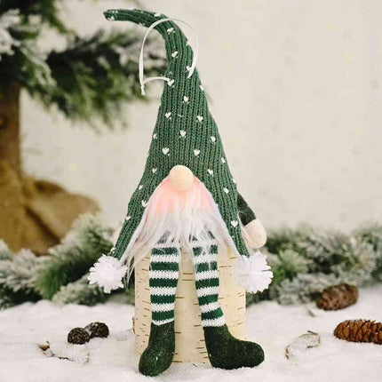 Enchanting Light-Up Gnome with Playful Long Legs