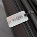 Parisian Elegance Luggage Tag - Premium Acrylic with Adjustable Leather Strap