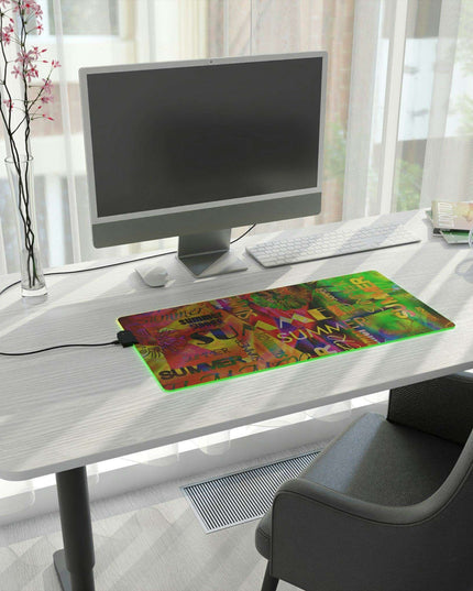 Illuminated Precision Gaming Mouse Pad - Enhance Your Performance and Style