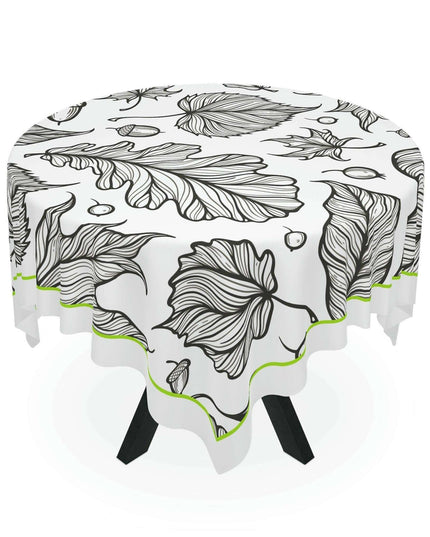 Autumn Elegance Square Tablecloth by Maison d'Elite: A Chic Upgrade for Your Dining Area