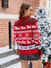 Cozy Knit Round Neck Sweater with Long Sleeves