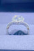 1 Carat Lab-Diamond Heart Ring with Zircon Accents - Timeless Elegance