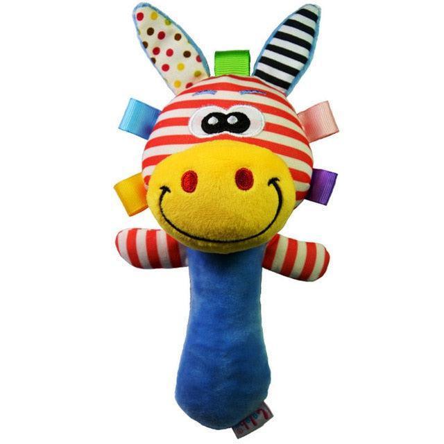 Charming Musical Rattle Toy with Adorable Cartoon Design for Baby Strollers and Cribs