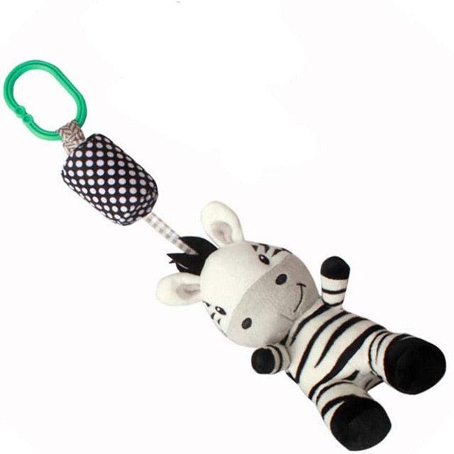 Musical Baby Rattle Toy with Cute Cartoon Design for Stroller and Crib