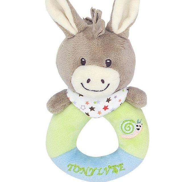 Charming Musical Rattle Toy with Adorable Cartoon Design for Baby Strollers and Cribs