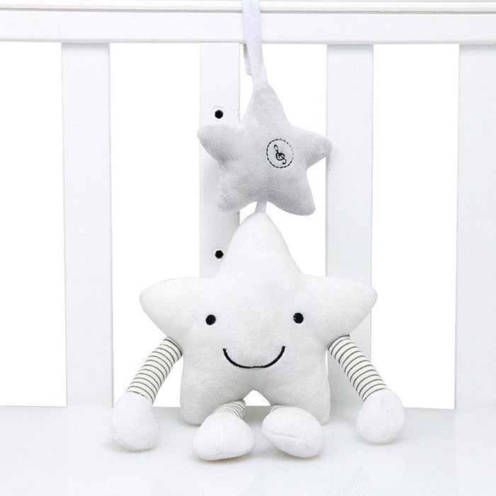Charming Musical Rattle Toy with Adorable Cartoon Design for Baby Strollers and Cribs