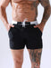 Beach-Ready Men's Swim Trunks with Quick-Dry Mesh Lining and Elastic Waist for Water Adventures