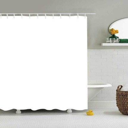 Playful Skull Design Waterproof Shower Curtain for a Spooky Bathroom Makeover