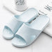 Plush EVA Bathroom Flip Flops with Grip Sole