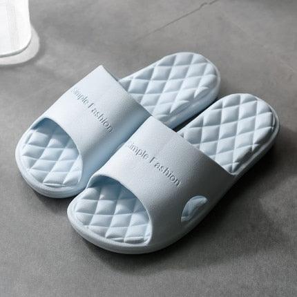 Soft Bathroom Slides with Anti-Slip Sole