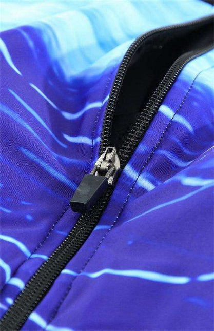 Sunset Splash | Ombre Short Sleeve Women's One Piece Swimsuit