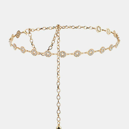 Radiant Rhinestone Adorned Belt for Effortless Style