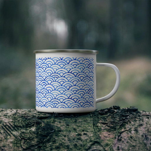 Customizable Enamel Coated Stainless Steel Mug for Outdoor Enthusiasts