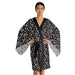 Kireiina Japanese Long Sleeve Kimono Robe - Sophisticated Wear for Japanese Fashion Lovers