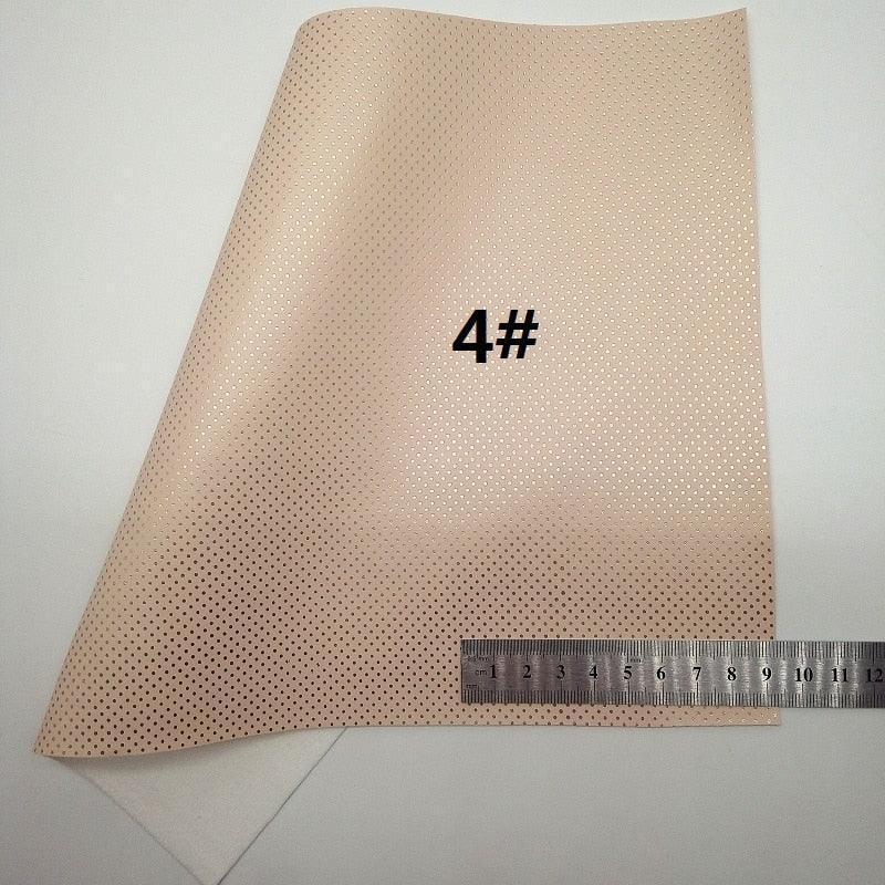 BEIGE Glitter Craft Fabric Collection with Faux and Synthetic Leather Sheets