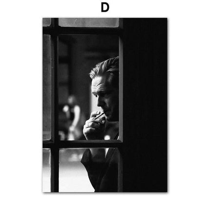 Timeless Black and White Abstract Canvas Art for Luxury Home Decor