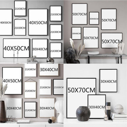 Timeless Black and White Abstract Canvas Art for Luxury Home Decor