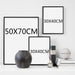 Abstract Monochrome Canvas Print: a Stylish Addition for Contemporary Interiors