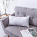 Stylish Beige Tassel-Embellished Boho Linen Blend Cushion