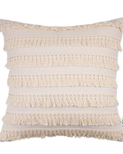 Bohemian Bliss: Tassel-Embellished Moroccan Cushion Cover
