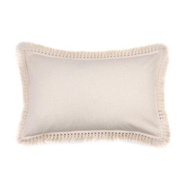 Bohemian Moroccan Circle Cushion Cover with Charming Tassels