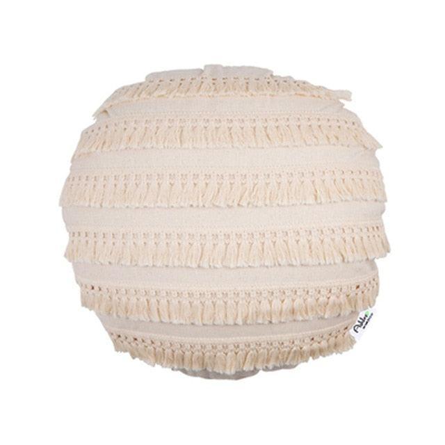 Bohemian Bliss: Tassel-Embellished Moroccan Cushion Cover