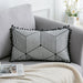 Bohemian Moroccan Circle Cushion Cover with Charming Tassels