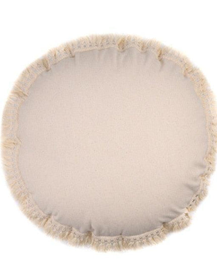 Moroccan-Inspired Chic Tassel Throw Pillow Cover - Embroidered Cozy Decor