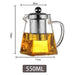 Elevate Your Tea Time with the Modern Square Glass Teapot - 500ml Capacity
