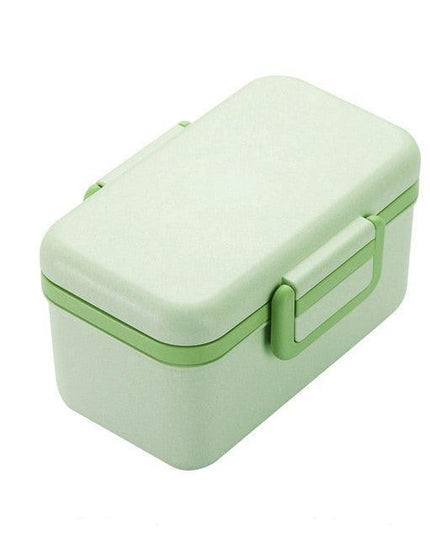 Eco-Conscious Bamboo Meal Prep Lunch Box Set: Microwave-Safe and Sustainable