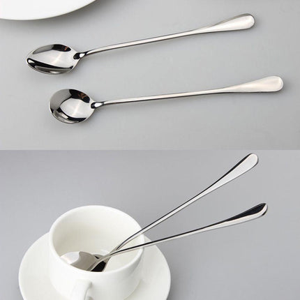 Colorful Stainless Steel Teaspoon Set - Stylish Dining Accessory