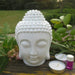 Buddha Head Aromatic Oil Burner Ceramic Aromatherapy Lamp Candle Incense Burner - Très Elite