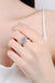 Elegant Lab-Diamond Heart Ring with Sparkling Zircon Accents