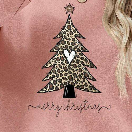 Cozy Christmas Tree Long Sleeve Pullover - Festive Winter Sweater