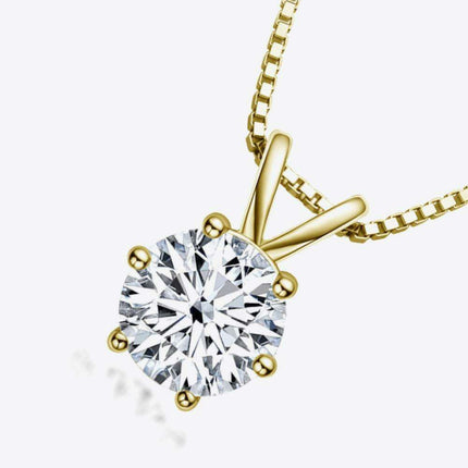 Timeless Elegance: 925 Sterling Silver Necklace with a Lab Grown Diamond