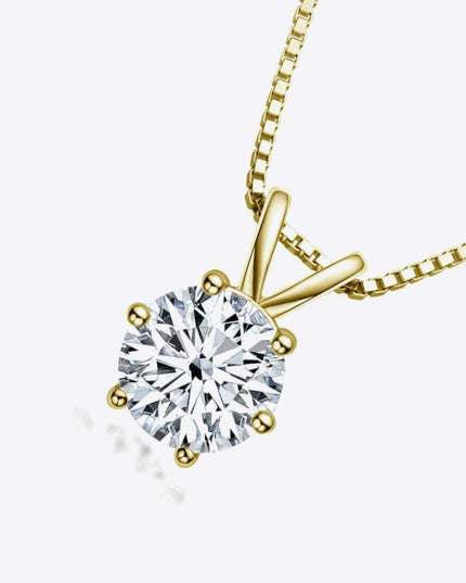 Timeless Elegance: 925 Sterling Silver Necklace with a Lab Grown Diamond