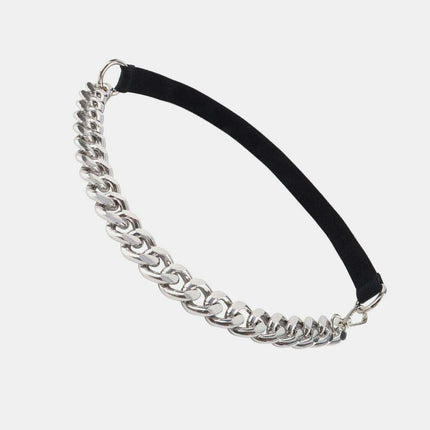 Elegant Allure: The Alloy Chain Elastic Belt for Any Occasion